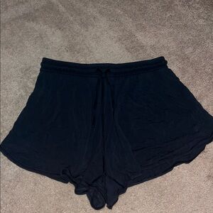 Lululemon Black Modal Flowy Shorts Size 8